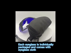 UV400nm en 650nm rode laserveiligheidsbril Medische veiligheidsbril Oogbescherming Brillen