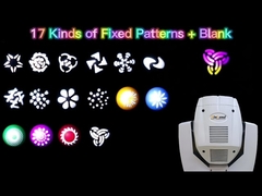 Xinland 230w Beam Moving Head Lights 14 kleuren en 17 Gobos DJ Party Lights voor Wedding Stage Club P