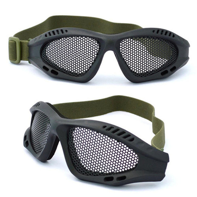 Geperforeerd Metaal Mesh Tactical Military Glasses FDA