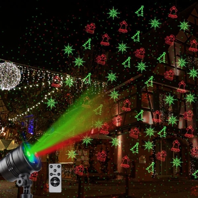 De Partij Lichte Openluchtstop van de Kerstmis Rode Groene Laser in Waterdicht de Projectielicht van IP65