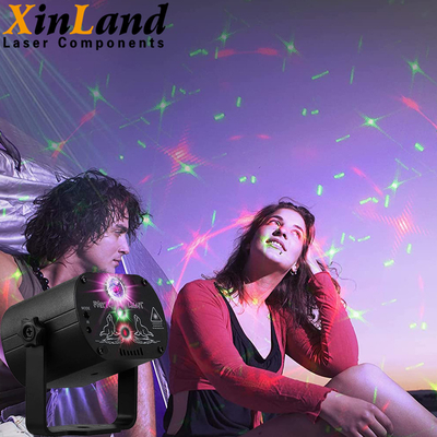 Mini Portable Laser Party Light-van de Projectordecoratie van de Flitsstroboscoop de Karaokepartij