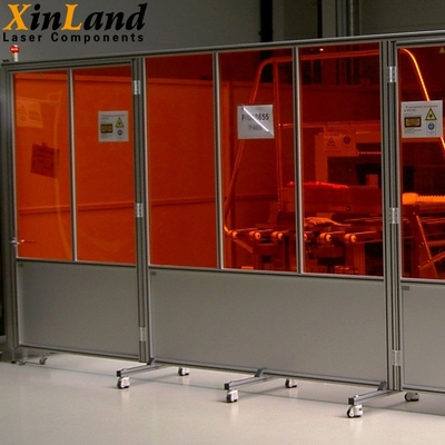 De oranje PMMA-van het Bladproection van de Laserbescherming Golflengte 190-540nm en 800-1100nm