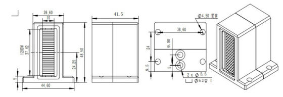 Verticaal gestapelde Macro Channel gekoelde Array Laser Diode met FAC 755 808 1064nm 800W~1600W Diode Laser Stacks voor medische zorg